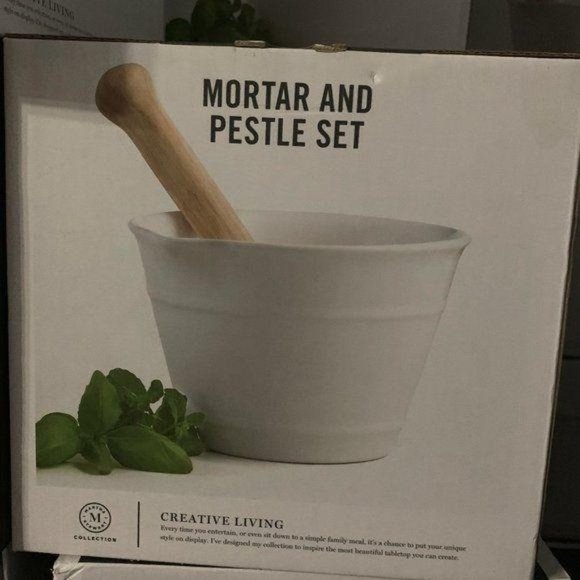 Martha Stewart Collection Mortar and Pestle Set - Picture 2 of 10